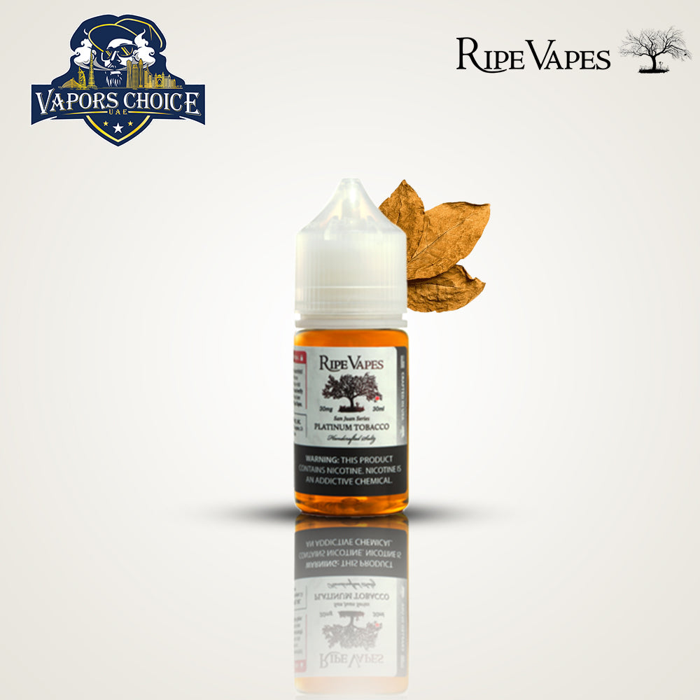 SAN JUAN Collection From Ripe Vapes SALTNIC 30ML Platinum Tobacco UAE Dubai, Abu Dhabi